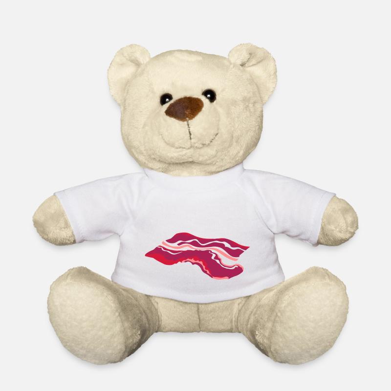 bacon - Teddy Bear - white