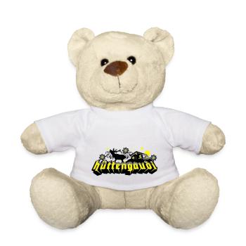 Hüttengaudi, top dog - Teddy Bear - white - Front
