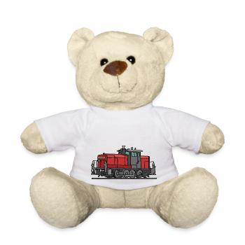 Diesellokomotive - Teddy - Weiß - Vorne