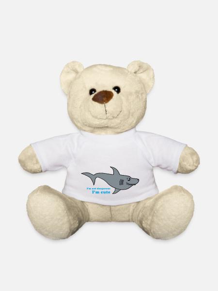 Shark - Teddy Bear - white