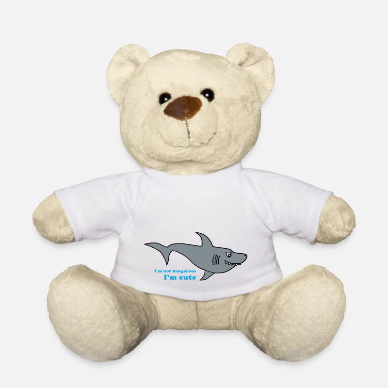 Shark - Teddy Bear - white