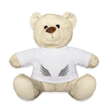 fluegel fliegen design logo federn cool engel deko - Teddy - Weiß - Vorne