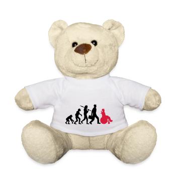 évolution silhouette développement obstacle gêne - Nounours - blanc - Devant