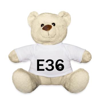 E36 Skull Tribal Art - Teddy - Weiß - Vorne