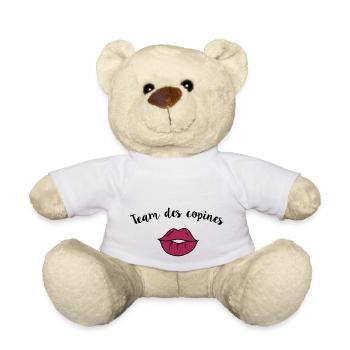 team des copines - Nounours - blanc - Devant