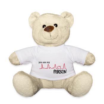 you_are_my_person3 - Teddy Bear - white - Front