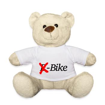 No e-bike gift bike - Teddy Bear - white - Front