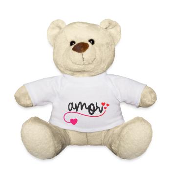 amour - Nounours - blanc - Devant