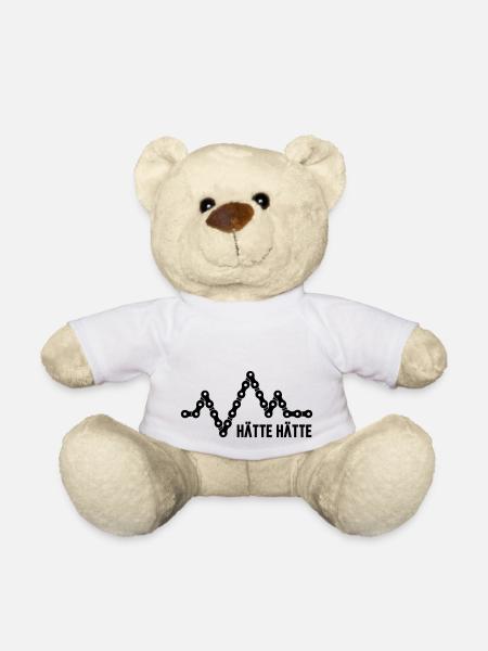 hätte hätte mopedkette - Teddy - Weiß