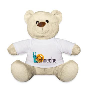 Schnecke - Teddy - Weiß - Vorne
