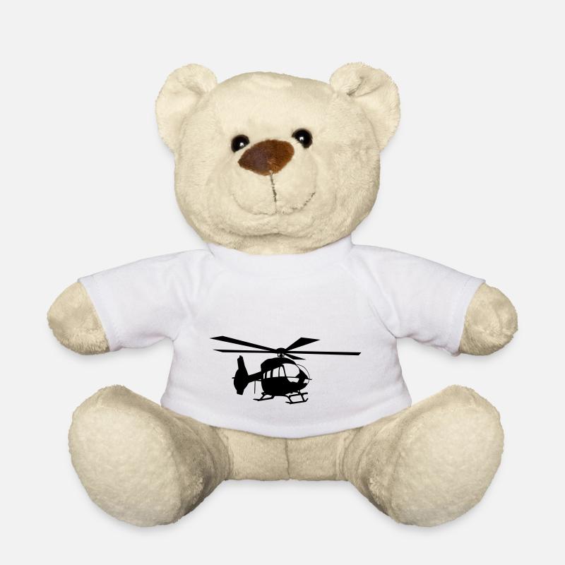 Helicopter H145 avec rotor à 5 feuilles - Nounours - blanc