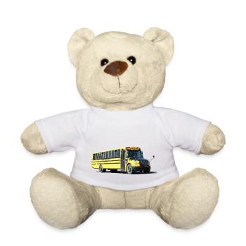 School - Teddy Bear - white - Front