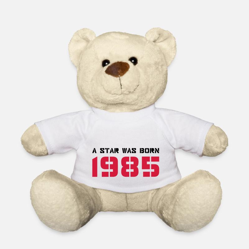 Geburtsjahr Geburtstag Born In - Made in 1985 - Teddy - Weiß