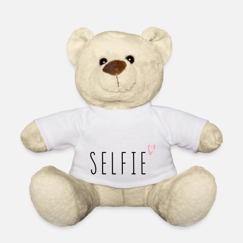 Selfie - Nounours - blanc