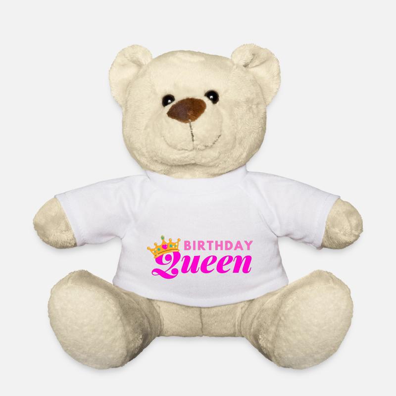 birthday queen - Nounours - blanc