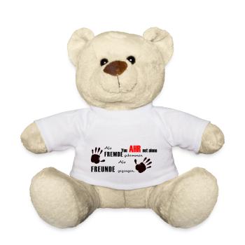 Als Fremde gekommen, als Freunde gegangen - Teddy - Weiß - Vorne