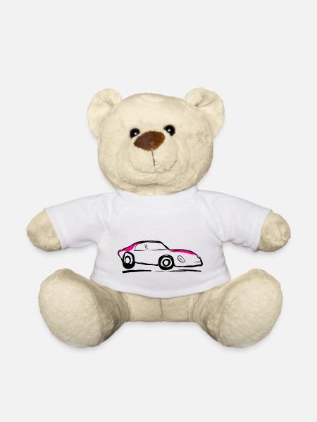 Auto Car - Teddy - Weiß
