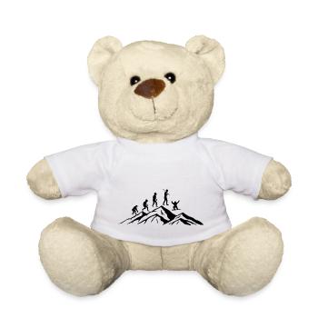 Snowboard Snowboarder - Nounours - blanc - Devant