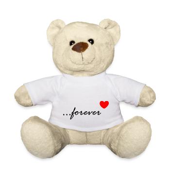 Love 4Ever Forever - Teddy Bear - white - Front