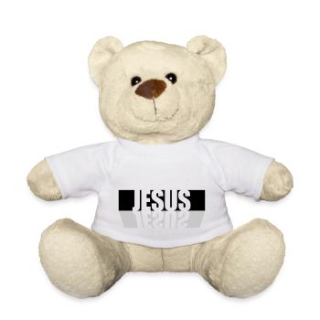 Faisceau de réflexion Jésus - Nounours - blanc - Devant