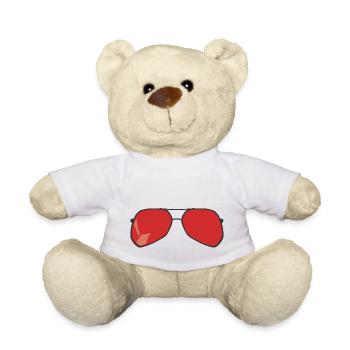 lunette de soleil - Nounours - blanc - Devant