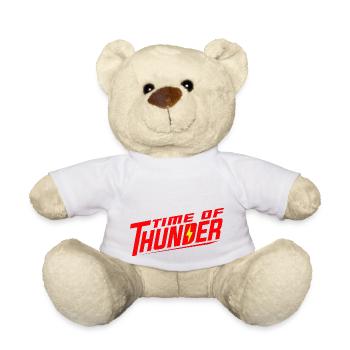 RED POWER - Teddy Bear - white - Front