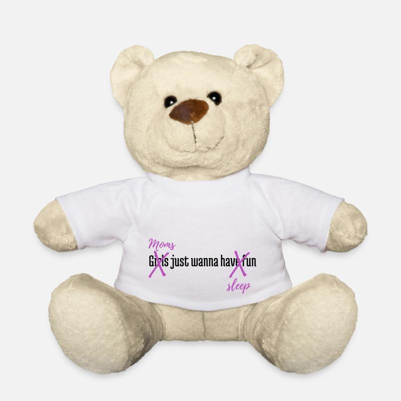 Les mamans veulent juste dormir - Nounours - blanc