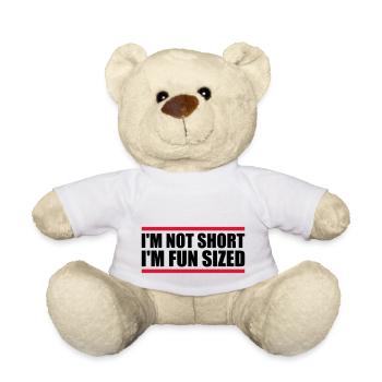 Not short fun sized - Teddy Bear - white - Front