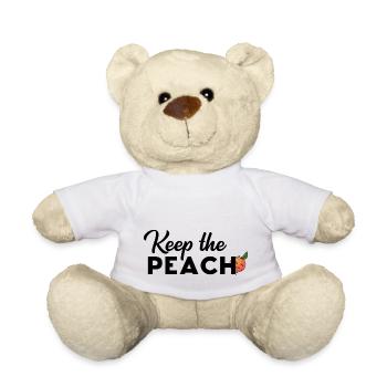 keep the peach - Nounours - blanc - Devant