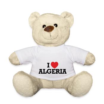 Ich liebe Algerien - Teddy - Weiß - Vorne