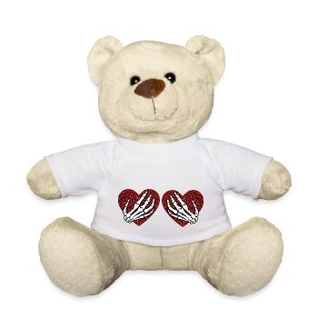 Aimer les mains saké - Nounours - blanc - Devant