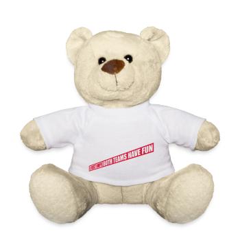 Both Teams Have Fun - Teddy Bear - white - Front