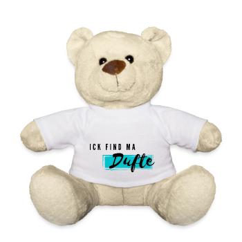 ick find ma dufte - Teddy - Weiß - Vorne