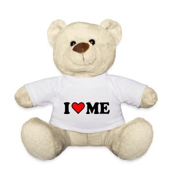 I love me - Teddy Bear - white - Front