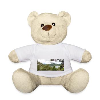 Lake Revsvatnet and landscape at Prekestolen - Teddy Bear - white - Front
