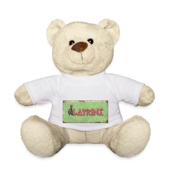 Latrine - Nounours - blanc - Devant