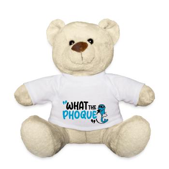 What the phoque - What the fuck - Nounours - blanc - Devant
