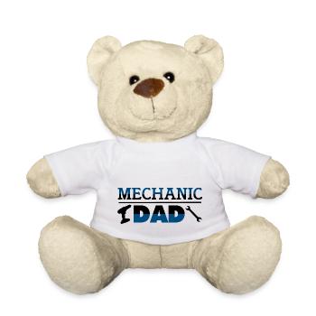 Mechanic Dad - Teddy - Weiß - Vorne