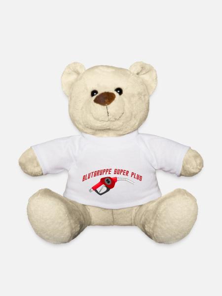 Blutgruppe Super Plus - Teddy - Weiß
