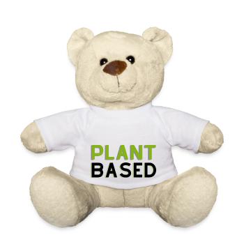 Plant Based - Teddy Bear - white - Front