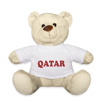 Qatar - Teddy Bear - white - Front