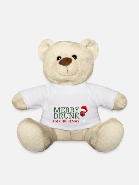 Merry Drunk - Teddy - Weiß
