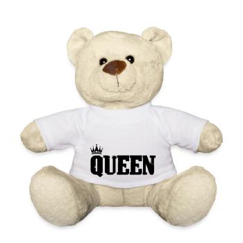 Queen - Teddy Bear - white - Front