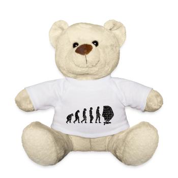 Surf Kitesurfer Windsurfer Windsurfer Windsurfing Cadeau - Nounours - blanc - Devant