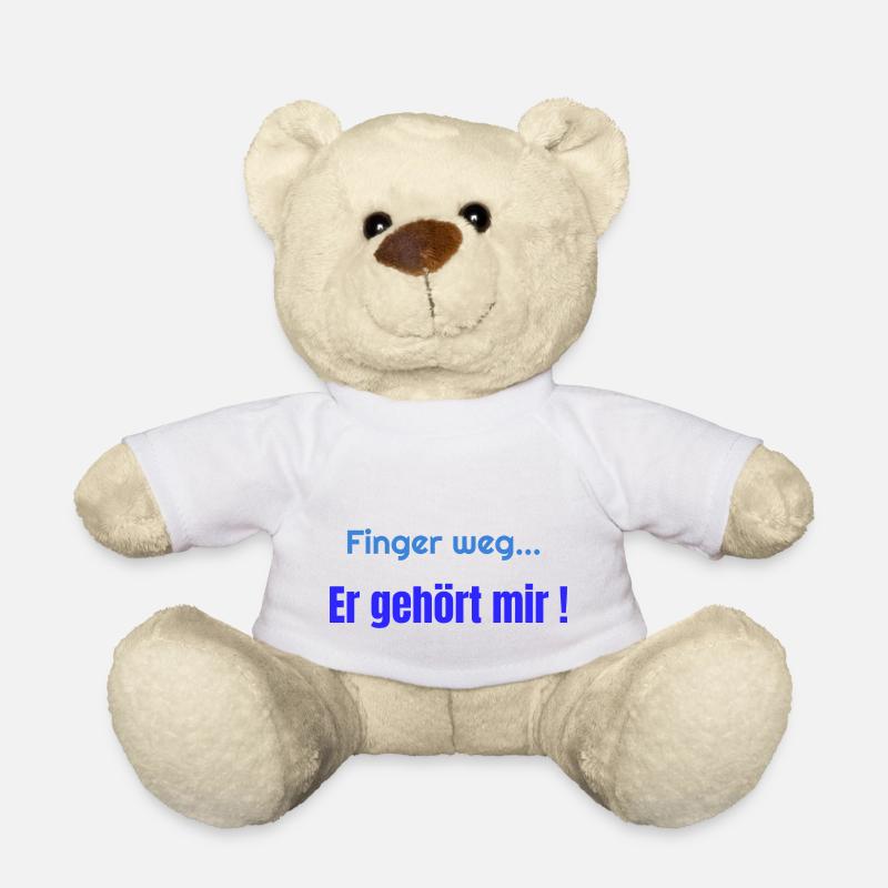 Finger weg er gehört mir - Teddy - Weiß