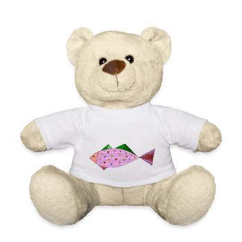 Poisson - Nounours - blanc - Devant
