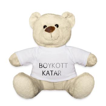BOYKOTT KATAR - Teddy - Weiß - Vorne