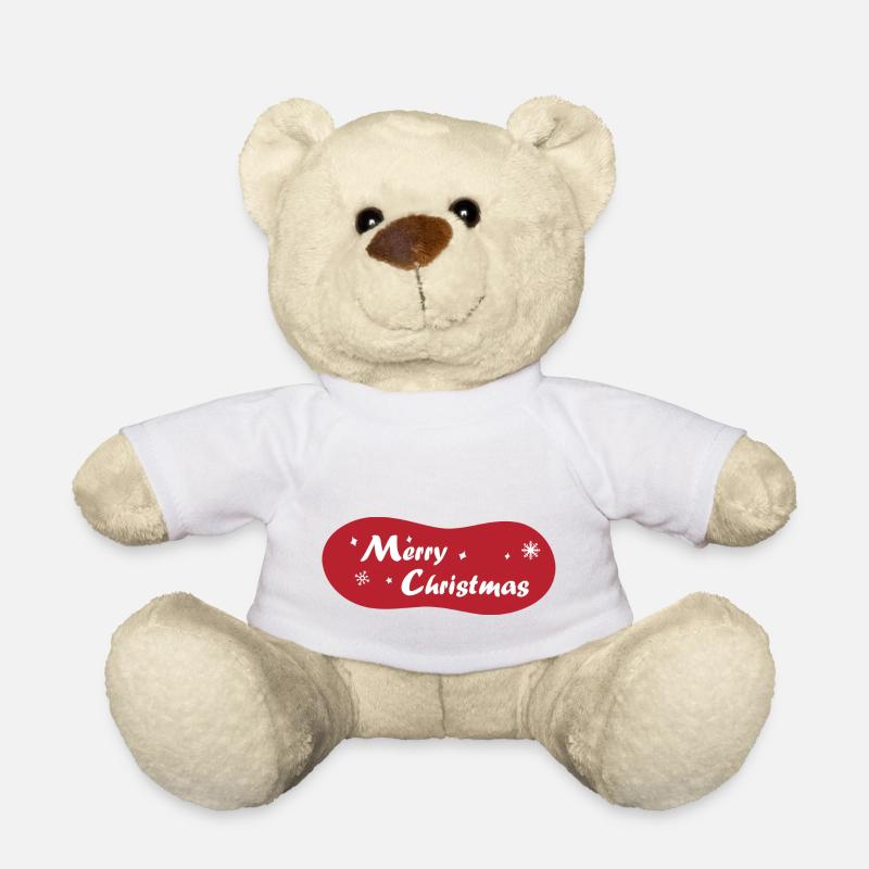 merry Christmas 5 - Teddy - Weiß