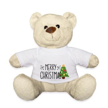 merry Christmas 28 - Teddy - Weiß - Vorne
