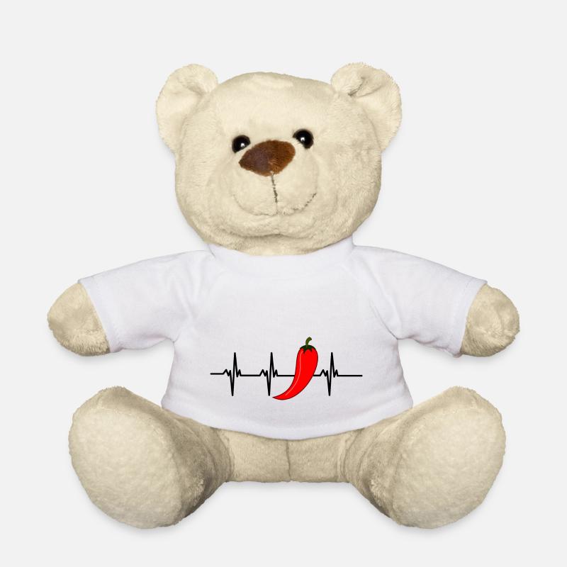 chilli heartbeat - Teddy Bear - white